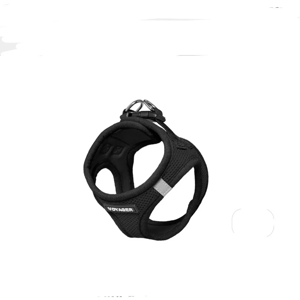Voyager Step-In Air Pet Harness - Black with Black Trim